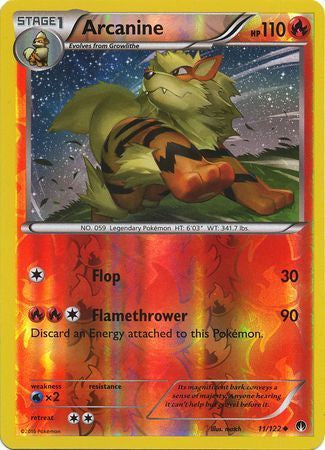 Arcanine - 11/122 - Uncommon - Reverse Holo available at 401 Games Canada