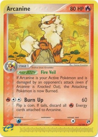 Arcanine - 15/100 - Rare available at 401 Games Canada