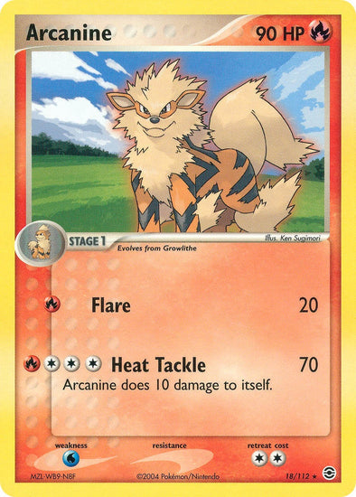 Arcanine - 18/112 - Rare available at 401 Games Canada