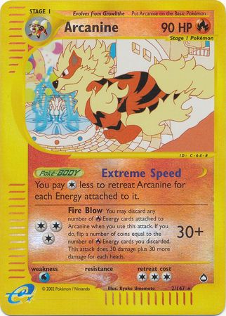 Arcanine - 2/147 - Rare - Reverse Holo available at 401 Games Canada