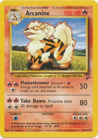 Arcanine - 33/130 - Uncommon available at 401 Games Canada