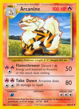 Arcanine - 36/110 - Uncommon available at 401 Games Canada