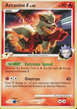 Arcanine G - 15/147 - Rare available at 401 Games Canada