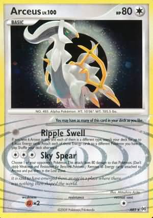 Arceus - AR5 - Holo Rare available at 401 Games Canada