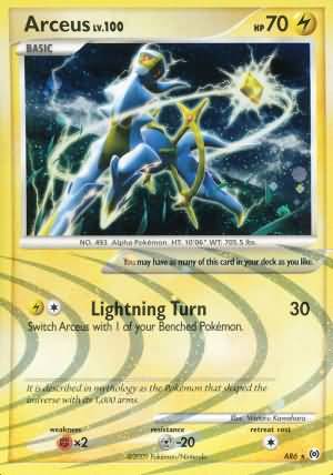 401 Games Canada - Arceus - AR6 - Holo Rare