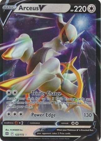 Arceus V - 122/172 - Ultra Rare available at 401 Games Canada