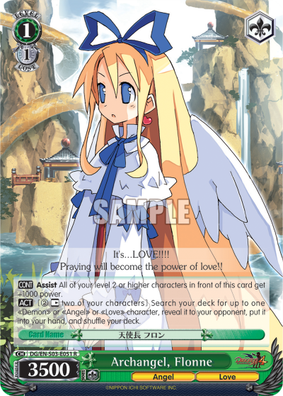 Archangel, Flonne - DG/EN-S03-E051 - Rare available at 401 Games Canada