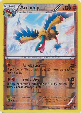 Archeops - 54/101 - Holo Rare - Reverse Holo available at 401 Games Canada