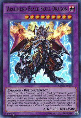 Archfiend Black Skull Dragon - CORE-EN048 - Ultra Rare - Unlimited available at 401 Games Canada