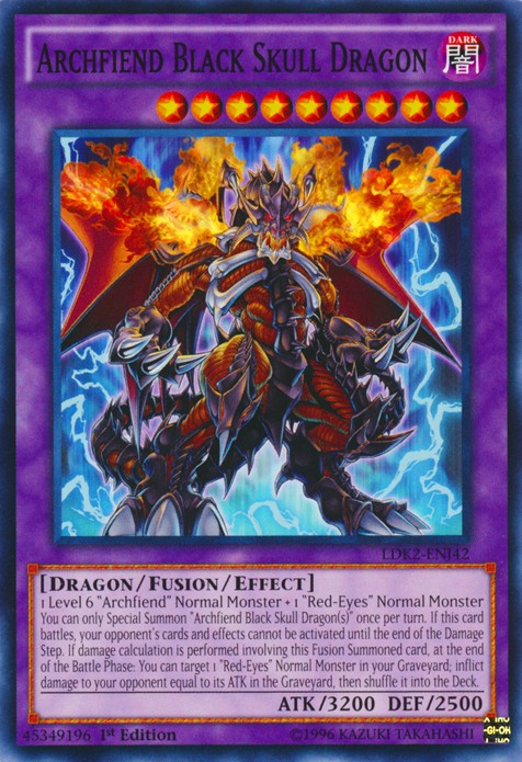 Archfiend Black Skull Dragon - LDK2-ENJ42 - Common - 1st Edition available at 401 Games Canada