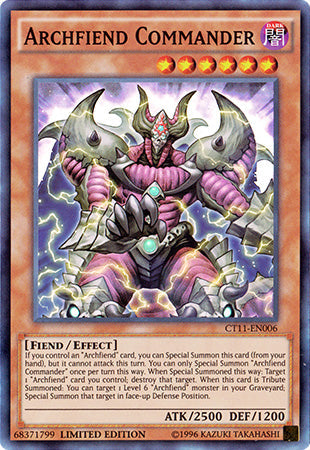 401 Games Canada - Archfiend Commander - CT11-EN006 - Super Rare ...