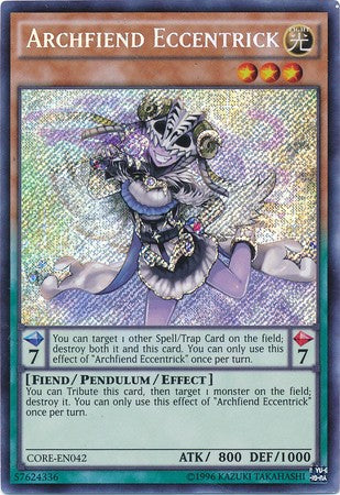 Archfiend Eccentrick - CORE-EN042 - Secret Rare - Unlimited available at 401 Games Canada