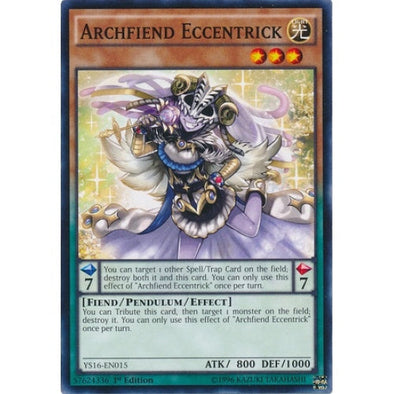 Archfiend Eccentrick - YS16-EN015 - Common - 1st Edition available at 401 Games Canada