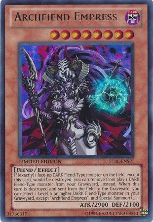 Archfiend Empress - STBL-ENSP1 - Ultra Rare - Limited Edition available at 401 Games Canada