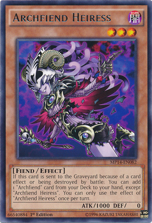 Archfiend Heiress - MP14-EN082 - Rare - 1st Edition available at 401 Games Canada