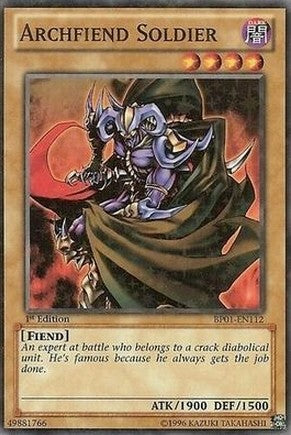 Archfiend Soldier - BP01-EN112 - Starfoil Rare - 1st Edition available at 401 Games Canada