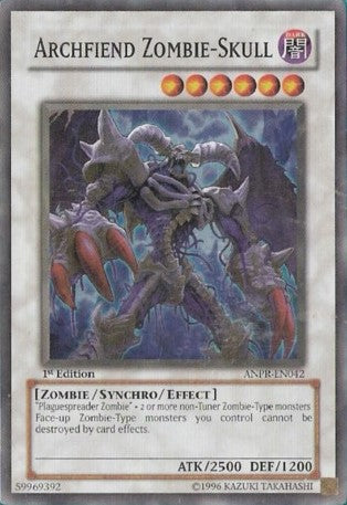 Archfiend Zombie-Skull - ANPR-EN042 - Super Rare - 1st Edition available at 401 Games Canada