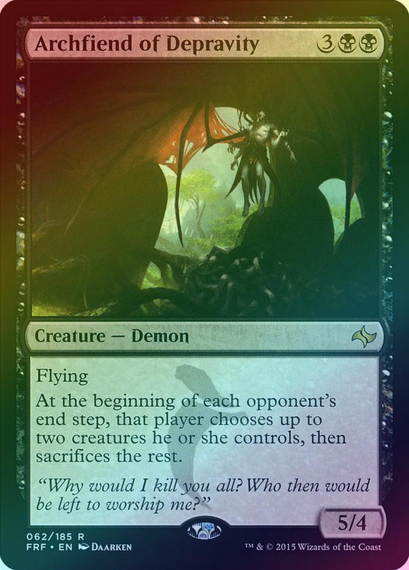 Archfiend of Depravity (Foil) (FRF) available at 401 Games Canada