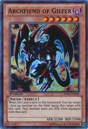 Archfiend of Gilfer - BPW2-EN020 - Super Rare - 1st Edition available at 401 Games Canada