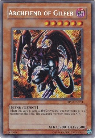 Archfiend of Gilfer - RP02-EN094 - Secret Rare available at 401 Games Canada