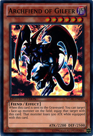 Archfiend of Gilfer - WGRT-EN020 - Super Rare - Limited Edition available at 401 Games Canada