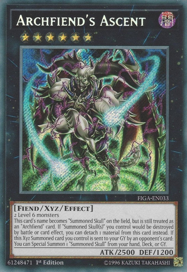 Archfiend's Ascent - FIGA-EN033 - Secret Rare - 1st Edition available at 401 Games Canada