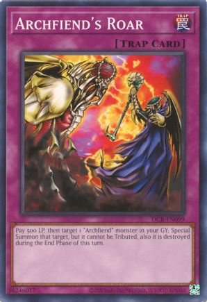 Archfiend's Roar - DCR-EN099 - Common - Unlimited Worldwide available at 401 Games Canada