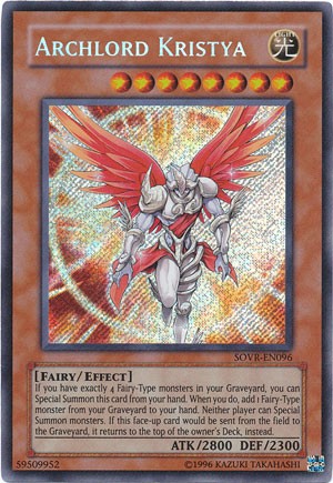 Archlord Kristya - SOVR-EN096 - Secret Rare - Unlimited available at 401 Games Canada