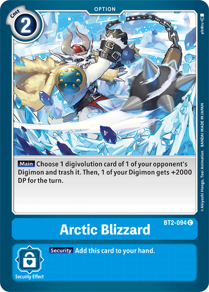 Arctic Blizzard - BT2-094 - Common available at 401 Games Canada