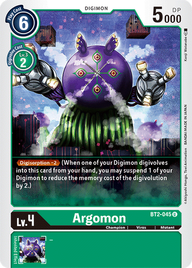 Argomon - BT2-045 - Uncommon available at 401 Games Canada