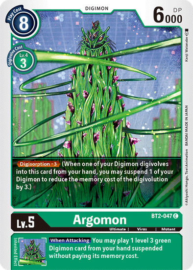 Argomon - BT2-047 - Common available at 401 Games Canada