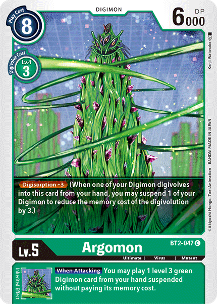 Argomon - BT2-047 - Common available at 401 Games Canada