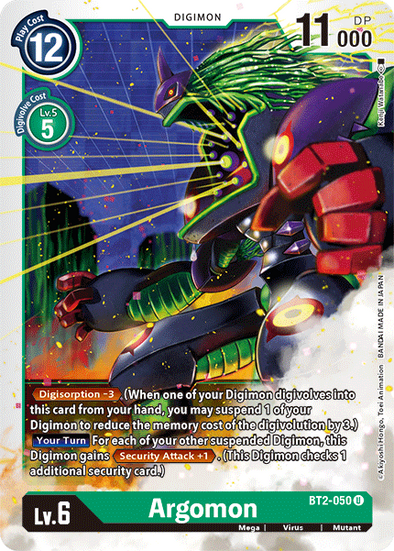 Argomon - BT2-050 - Uncommon available at 401 Games Canada