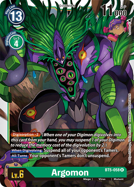 Argomon - BT5-058 - Rare available at 401 Games Canada