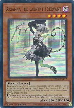 Arianna the Labrynth Servant - TAMA-EN017 - Ultra Rare - 1st Edition available at 401 Games Canada