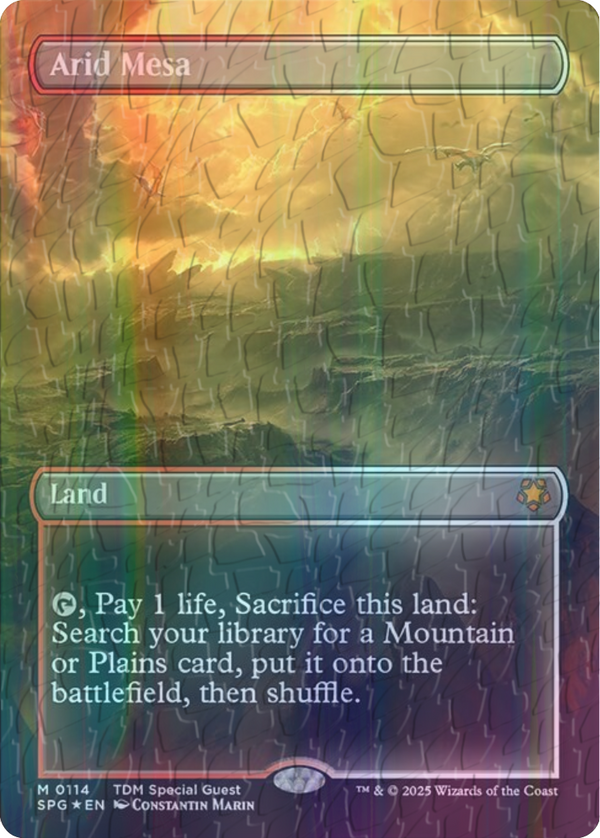 Arid Mesa - Borderless (Dragonscale Foil) (SPG)