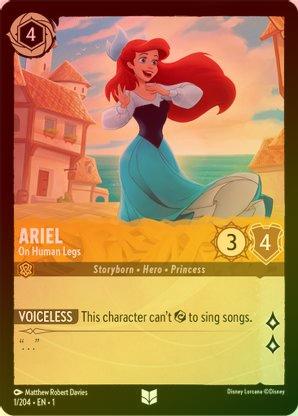 Ariel (On Human Legs) - 1/204 - Uncommon (Foil) available at 401 Games Canada