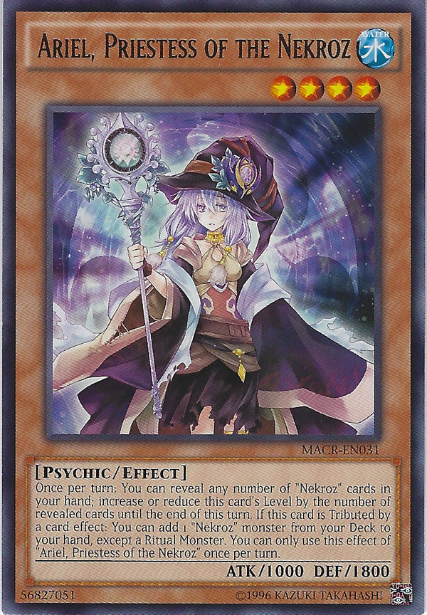 Ariel, Priestess of the Nekroz - MACR-EN031 - Rare - Unlimited available at 401 Games Canada