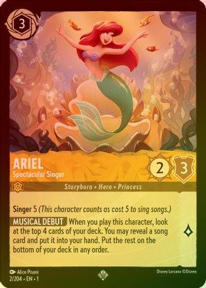 Ariel (Spectacular Singer) - 2/204 - Super Rare (Foil) available at 401 Games Canada