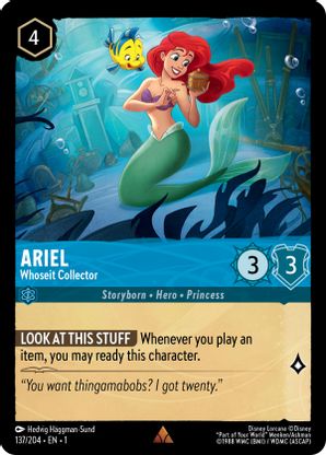 Ariel (Whoseit Collector) - 137/204 - Rare available at 401 Games Canada