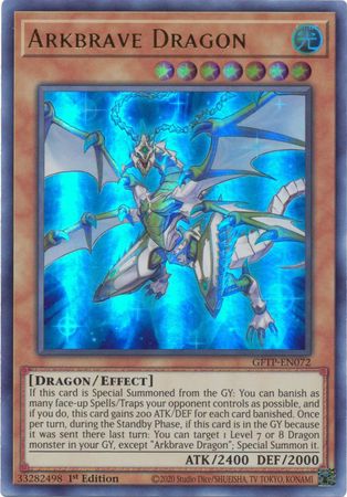 Arkbrave Dragon - GFTP-EN072 - Ultra Rare - 1st Edition available at 401 Games Canada