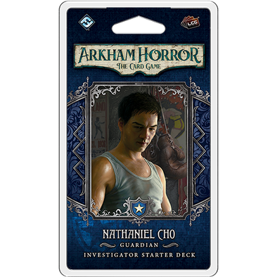 Arkham Horror - The Card Game - Investigator Starter Deck - Nathaniel Cho (Guardian) available at 401 Games Canada