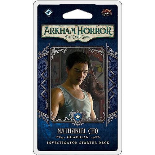 Arkham Horror - The Card Game - Investigator Starter Deck - Nathaniel Cho (Guardian) available at 401 Games Canada