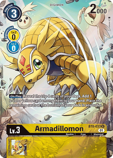 Armadillomon (Alternate Art) - BT8-033 - Uncommon available at 401 Games Canada