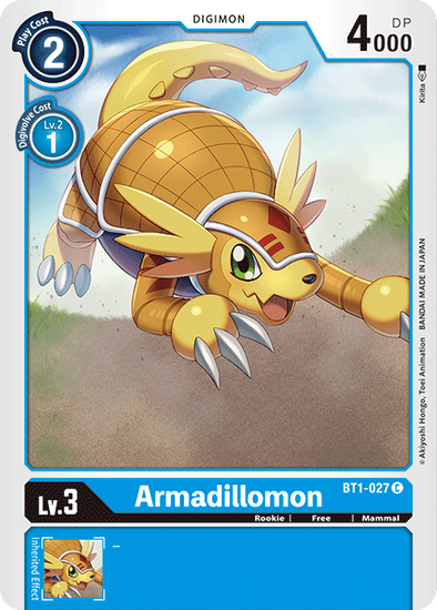 Armadillomon - BT1-027 - Common available at 401 Games Canada