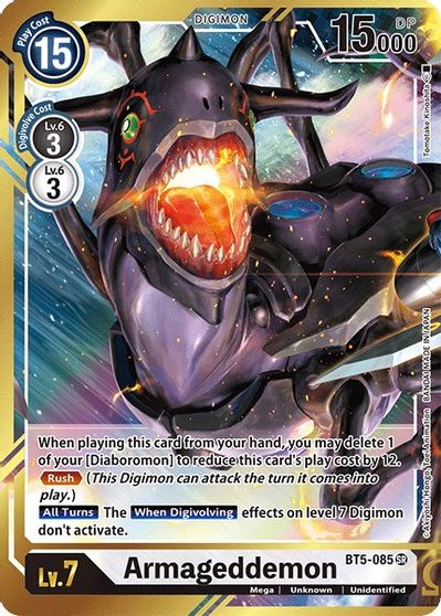 Armageddemon (Alternate Art) - BT5-085 - Super Rare available at 401 Games Canada