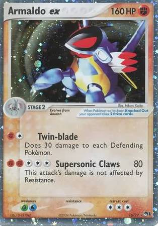 Armaldo ex - 16/17 - Ultra Rare (Foil) available at 401 Games Canada