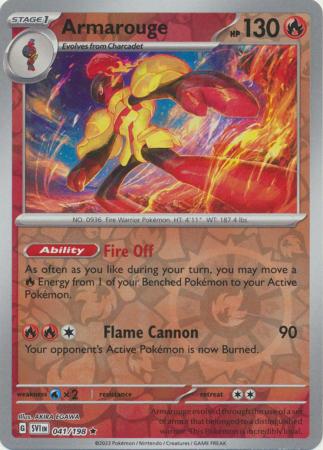 Armarouge - 041/198 - Rare - Reverse Holo available at 401 Games Canada