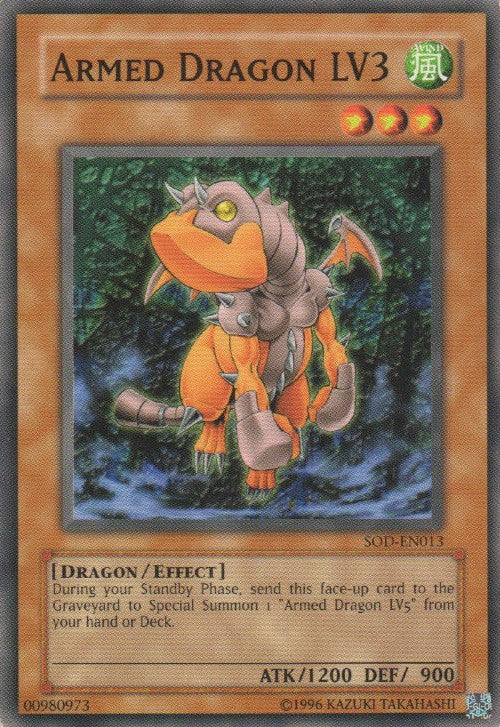 Armed Dragon LV3 - SOD-EN013 - Common - Unlimited available at 401 Games Canada