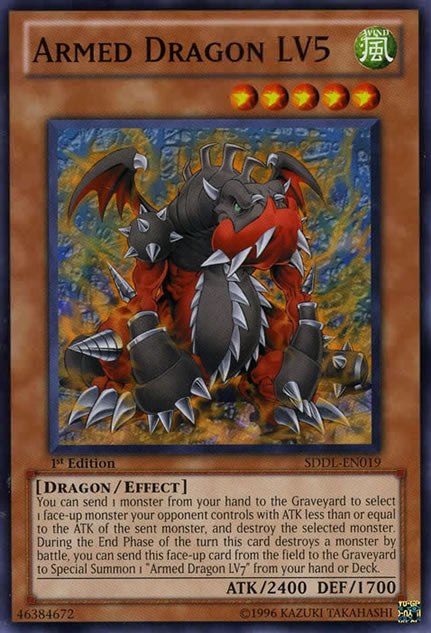 Armed Dragon LV5 - SDDL-EN019 - Common - 1st Edition available at 401 Games Canada